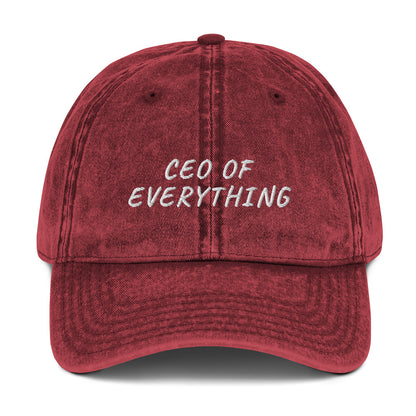 CEO OF EVERYTHING Vintage-Cap